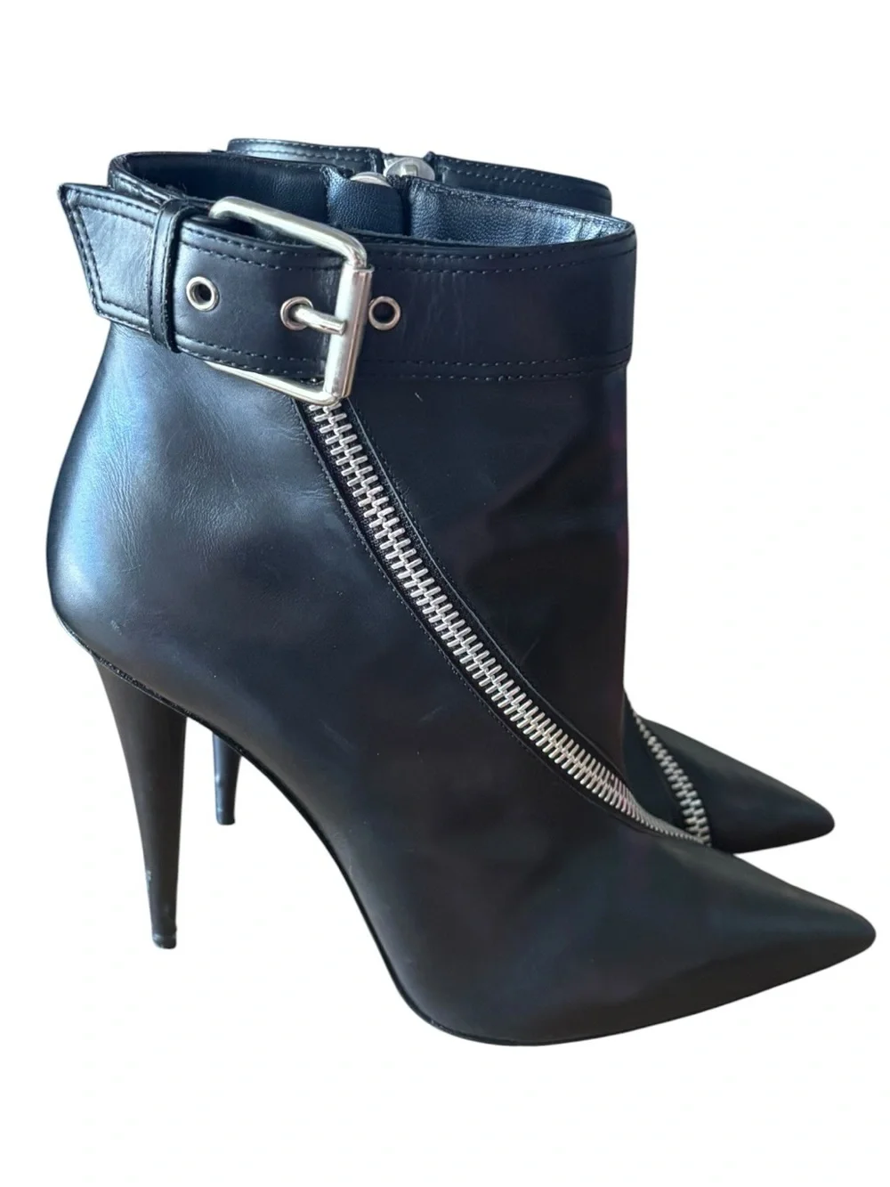 Giuseppe Zanotti Asymmetrical Zip Heeled Ankle Boot